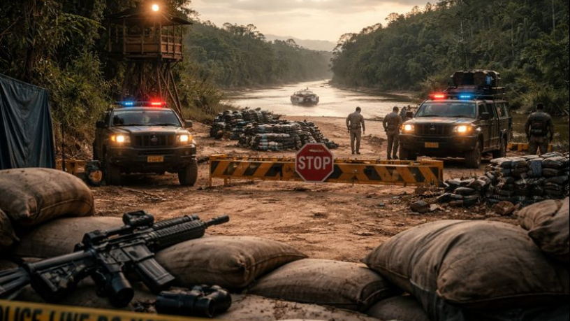 Enfrentamento do crime organizado em regiões de fronteira com foco em segurança pública por Ernesto Kenji Igarashi.